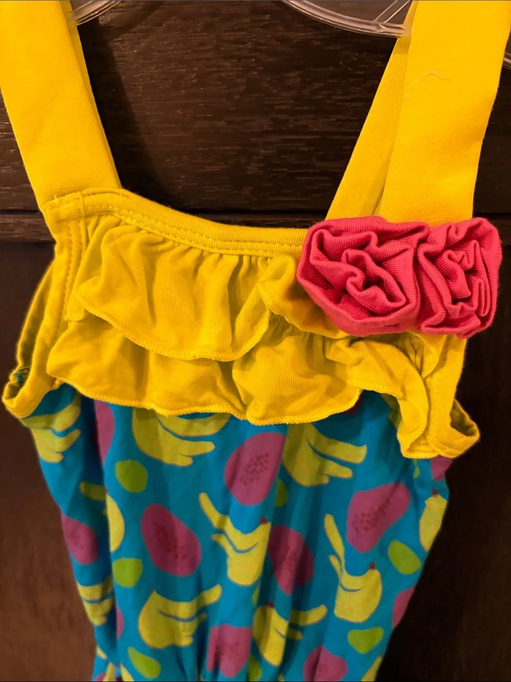 Kickee pants NWT bamboo fruit romper